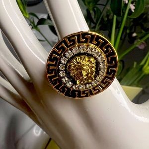 Brand New✨ Versace Medusa Enamel Ring